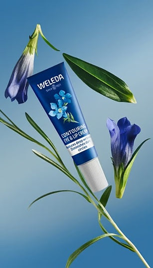 Contorno Ojos y Labios Redensificante de Genciana Azul y Edelweiss Weleda