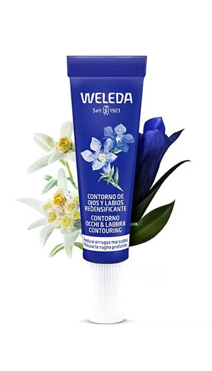 Contorno Ojos y Labios Redensificante de Genciana Azul y Edelweiss Weleda