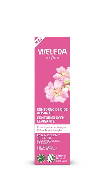 Contorno de Ojos Alisante de Rosa Mosqueta y Té Blanco Weleda