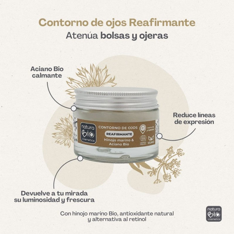 Contorno de Ojos Reafirmante Hinojo NaturaBio