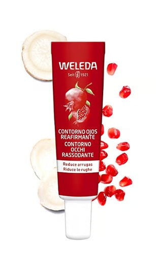 Contorno de Ojos Reafirmante de Granada y Péptidos de Maca Weleda