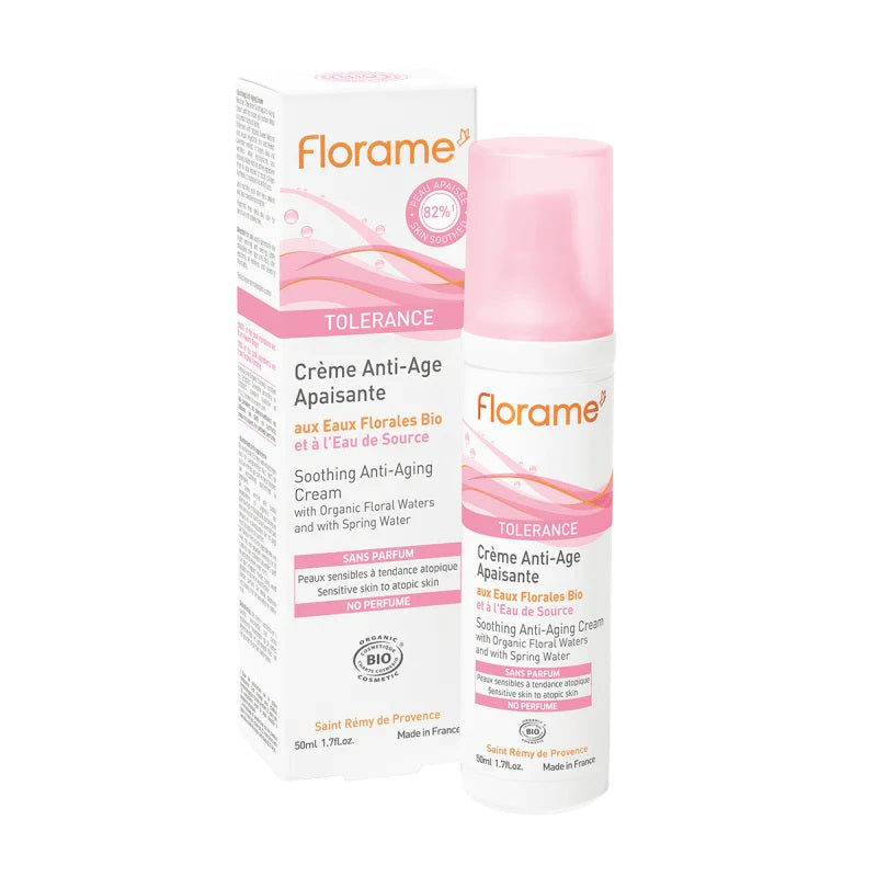 Crema Facial Antiedad Calmante Piel Sensible Tolerance Florame