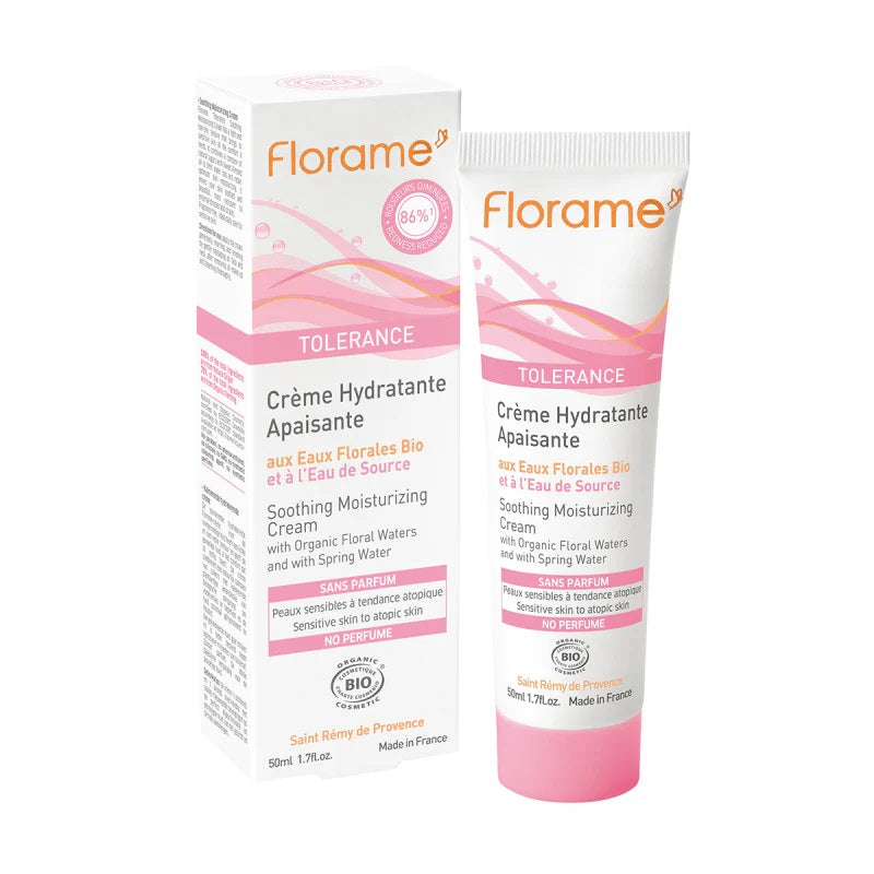 Crema Facial Hidratante Calmante Tolerance Florame