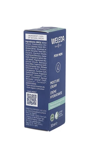 Crema Hidratante para Hombre Weleda