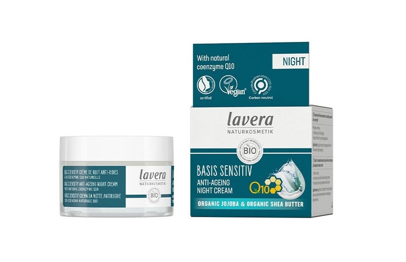Crema de Noche Antiarrugas Q10 Basis Sensitiv Lavera