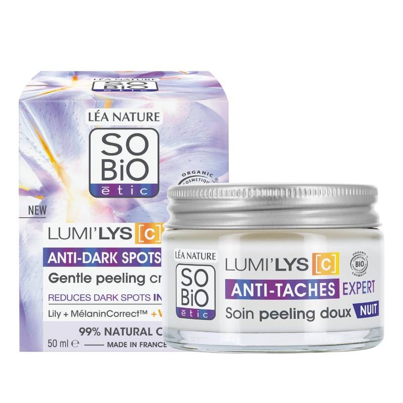 Crema Noche Peeling Suave Lumi'lys Antimanchas Expert So’BiO