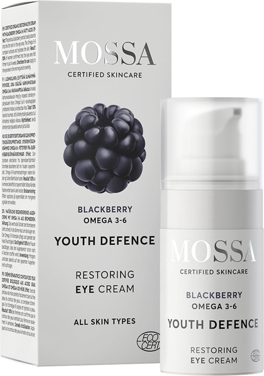 Crema Restauradora para Ojos Youth Defense Mossa