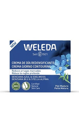 Crema de Día Redensificante de Genciana Azul y Edelweiss Weleda