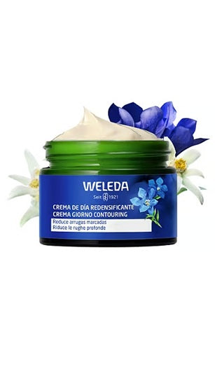 Crema de Día Redensificante de Genciana Azul y Edelweiss Weleda
