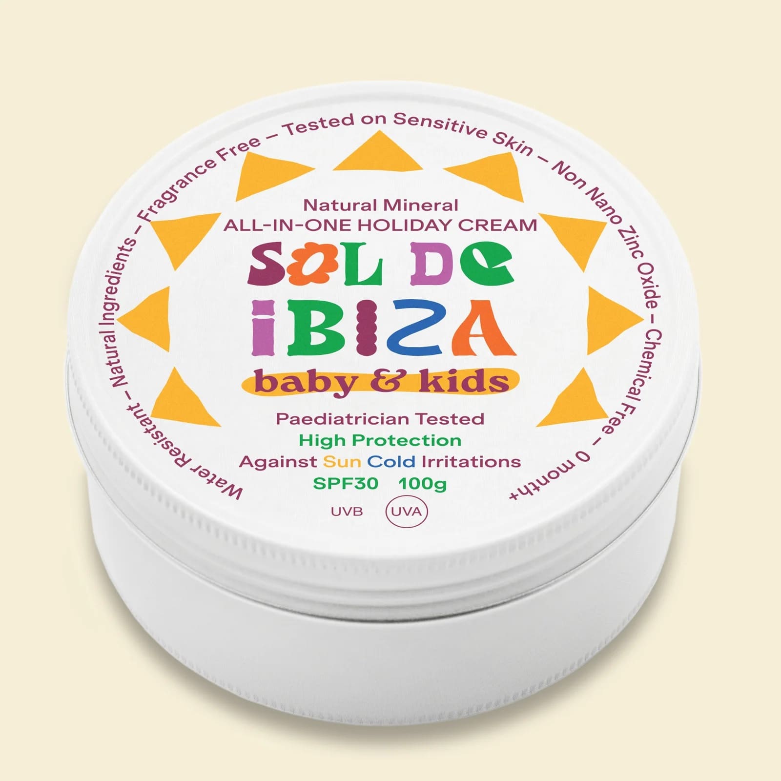 Crema solar Baby & Kids SPF30 Sol de Ibiza