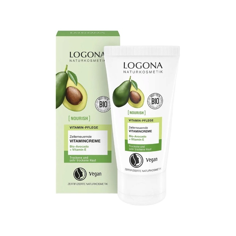 Crema Vitamínica Regenerante Celular Aguacate Bio Logona