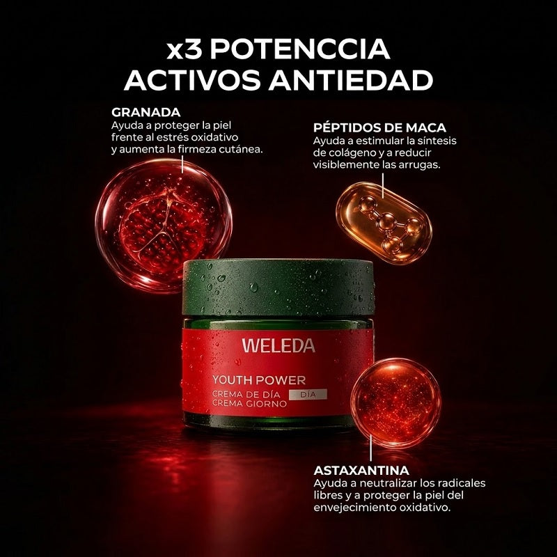 Crema de Día Reafirmante de Granada Weleda