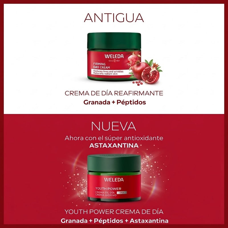 Crema de Día Reafirmante de Granada Weleda