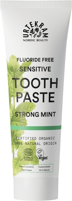 Dentífrico Menta Fuerte Sin Flúor Urtekram