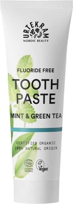 Dentífrico Menta Té Verde Urtekram