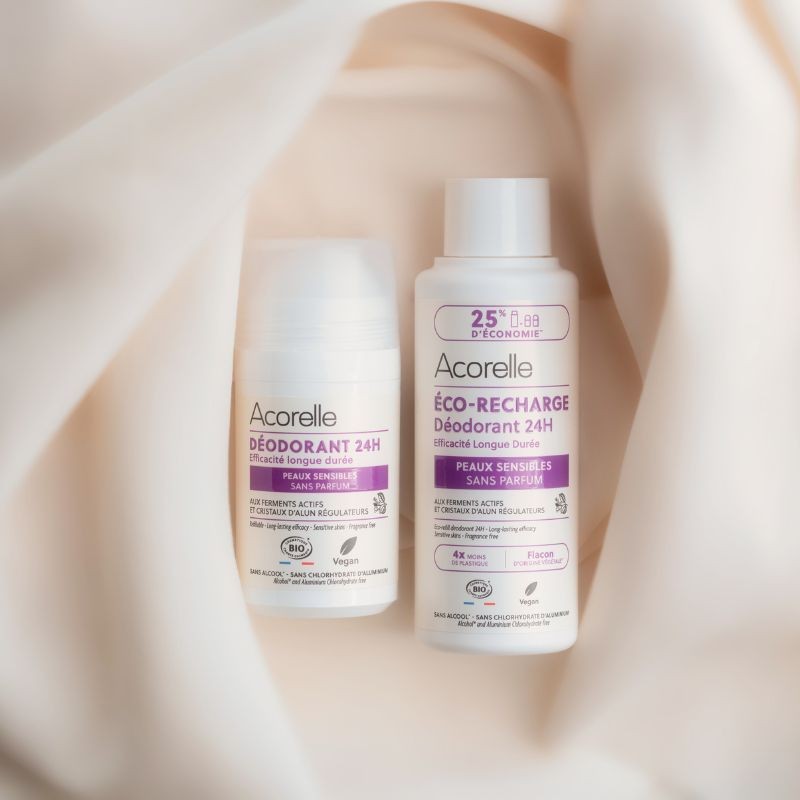 Desodorante Roll-On 24h para Piel Sensible Acorelle