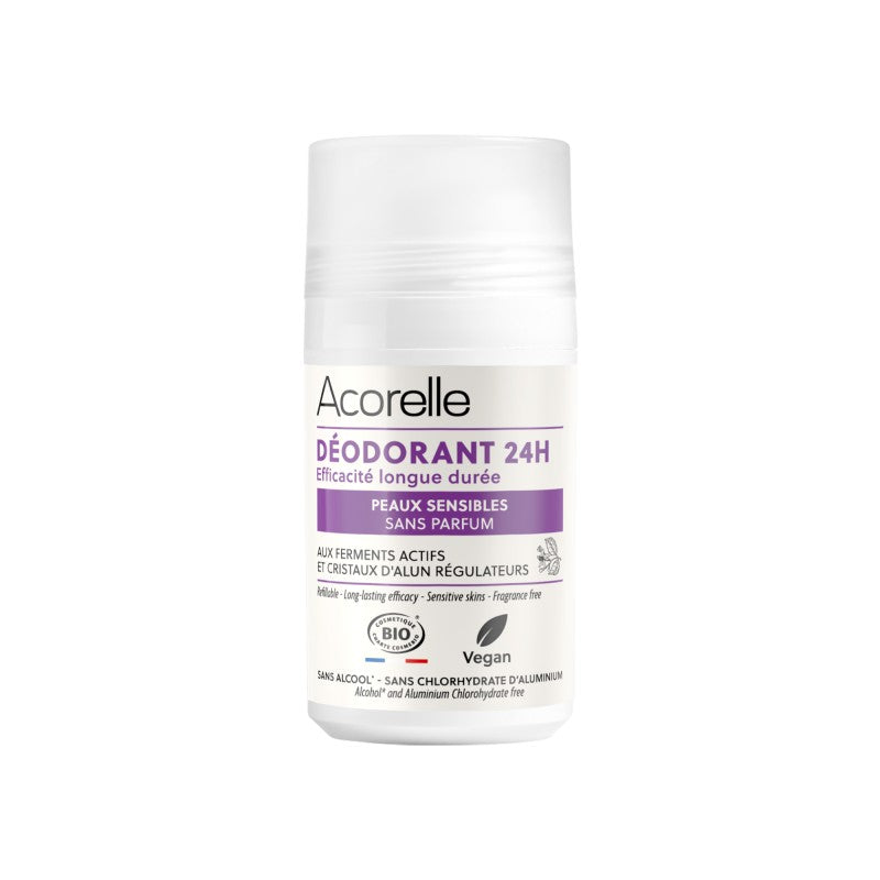 Desodorante Roll-On 24h para Piel Sensible Acorelle
