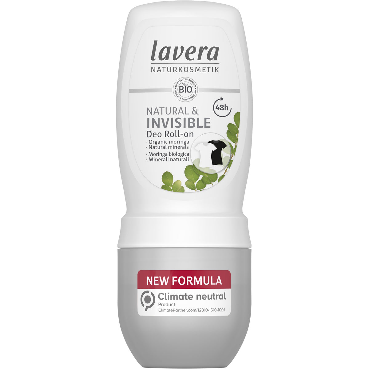 Desodorante Roll On Invisible Lavera