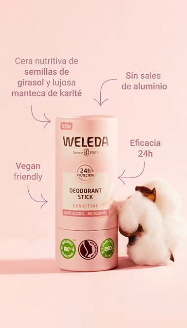 Desodorante Stick Piel Sensible Weleda