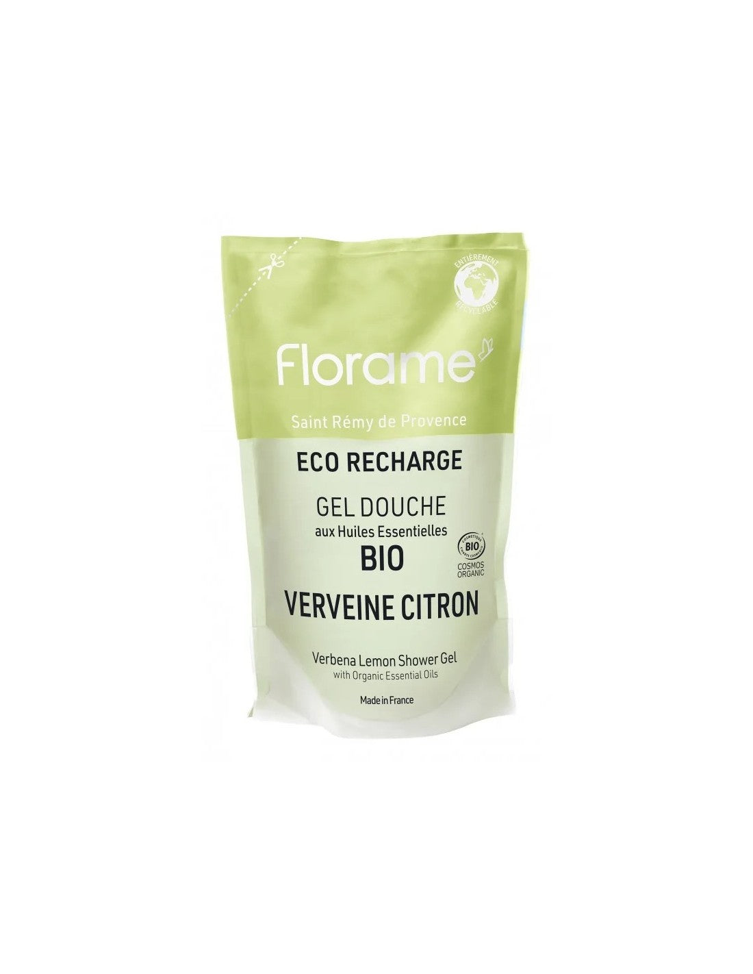 Eco-recarga Gel de Ducha Verbena Limón Florame
