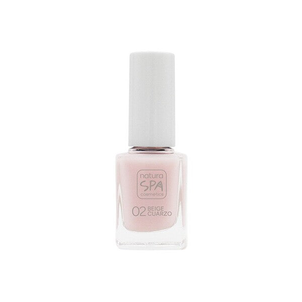 Esmalte de Uñas 02 Beige Cuarzo NaturaSPA Cosmetics