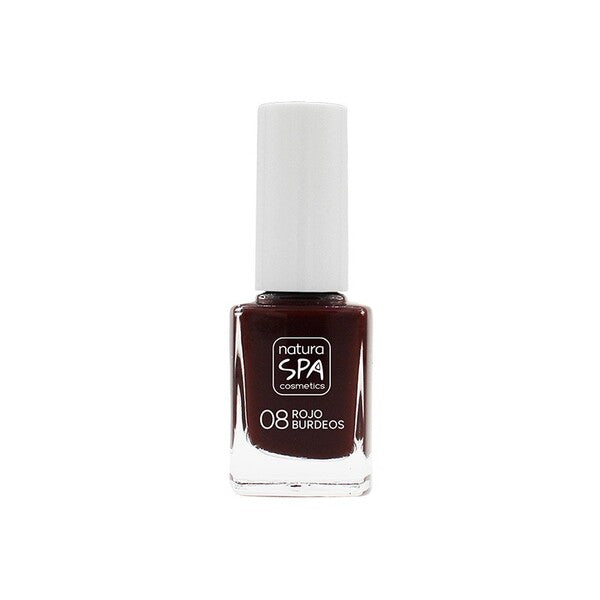 Esmalte de Uñas 08 Rojo Burdeos NaturaSPA Cosmetics
