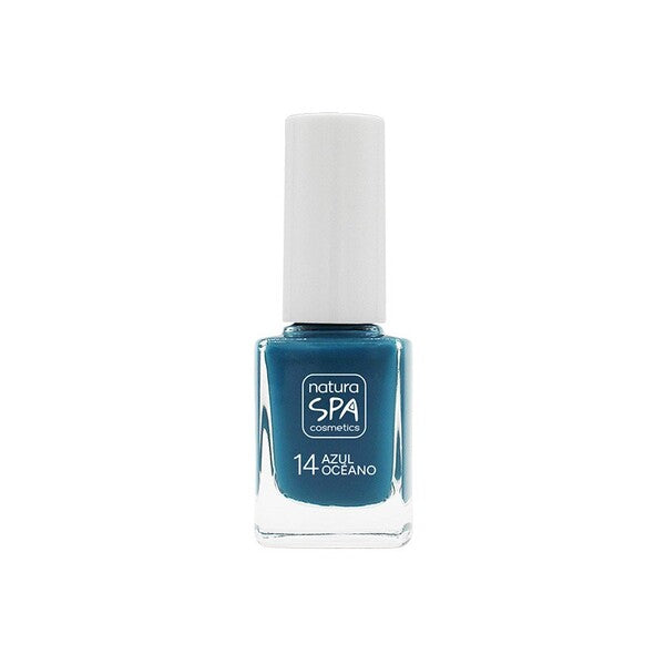 Esmalte de Uñas 14 Azul Océano NaturaSPA Cosmetics