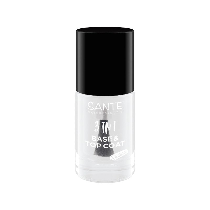 Esmalte de Uñas Base &amp; Top Coat 3 en 1 Sante