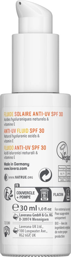 Fluido Facial Anti-UV SPF30 Lavera