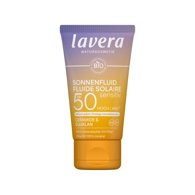 Fluido Solar Facial Sensitiv SPF 50 Lavera