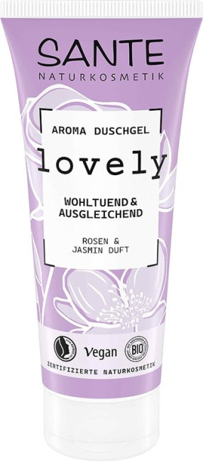 Gel Ducha Aromático Lovely Rosas y Jazmín Sante
