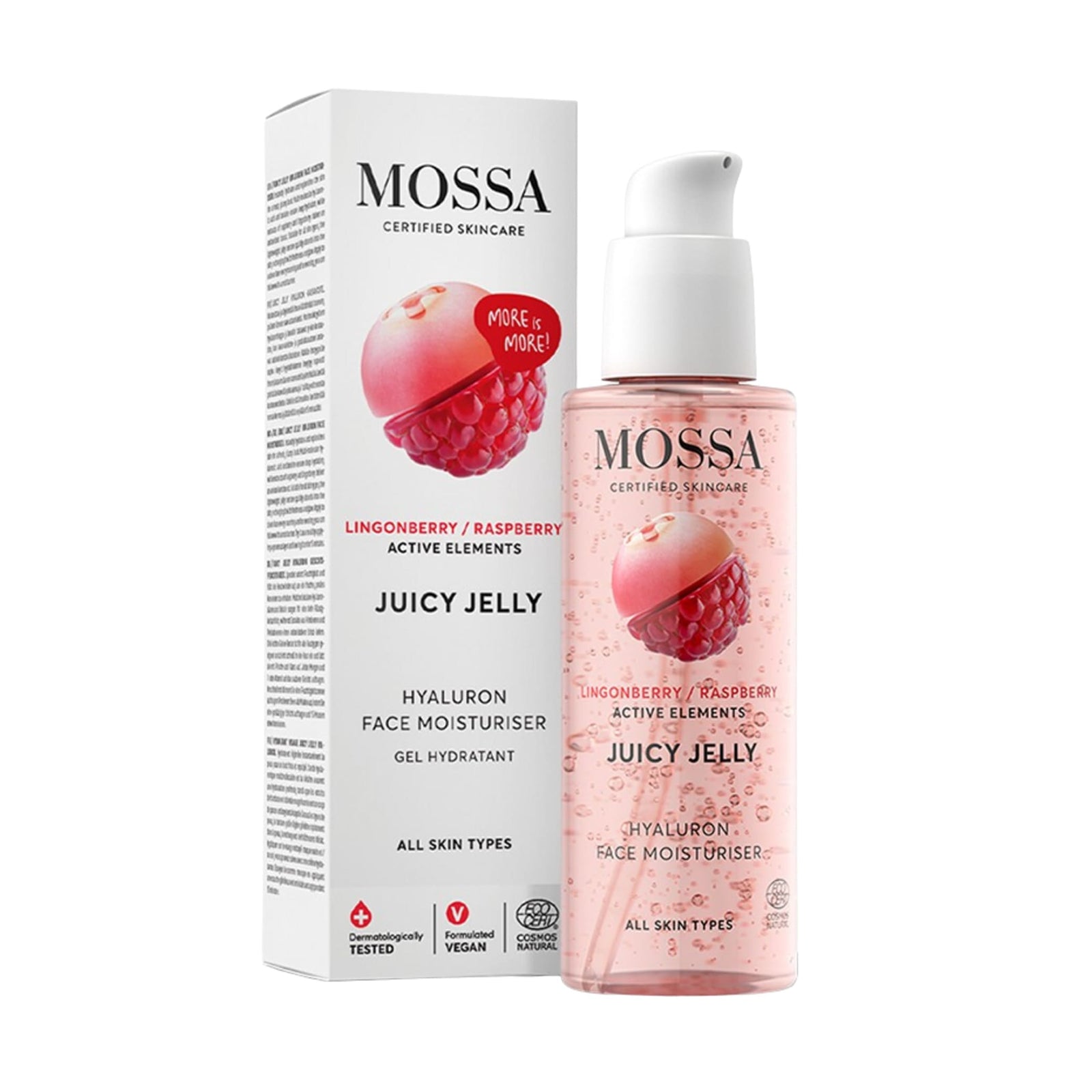 Gel Hidratante Facial de Ácido Hialurónico Juicy Jelly Mossa