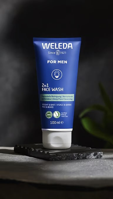 Gel Limpiador Men 2 en 1 Rostro & Barba Weleda