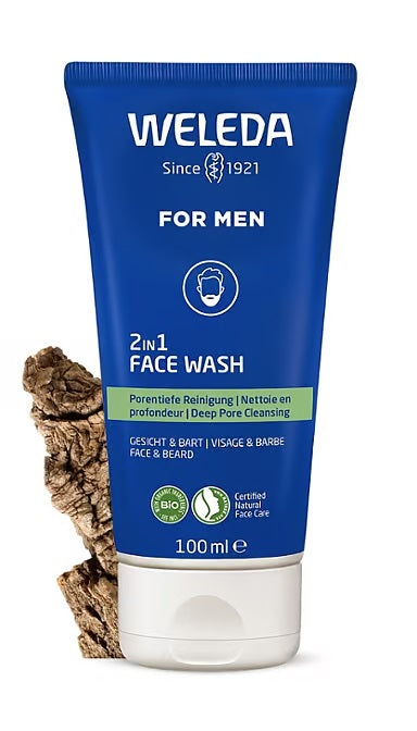 Gel Limpiador Men 2 en 1 Rostro &amp; Barba Weleda