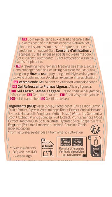 Gel Piernas Ligeras Weleda