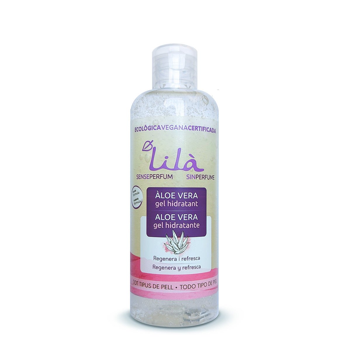 Gel de Aloe Vera Hidratante Sin Perfume Lilà Cosmètics
