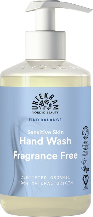 Jabón de Manos para Pieles Sensibles Sin Perfume Urtekram