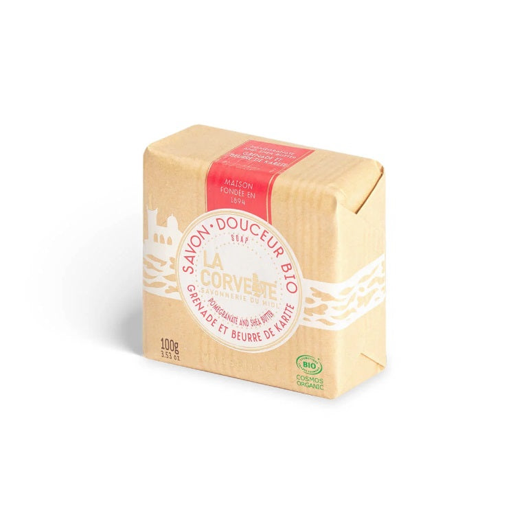 Jabón en Pastilla Granada y Karité Bio La Corvette
