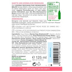 Leche Desmaquillante Nutritiva Rosa Damascena Piel Normal y Seca Logona