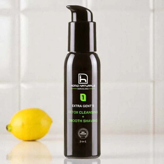 Limpieza Facial y Crema de Afeitado 2 en 1 Homo Naturals