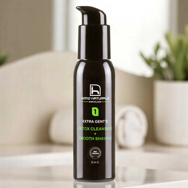 Limpieza Facial y Crema de Afeitado 2 en 1 Homo Naturals