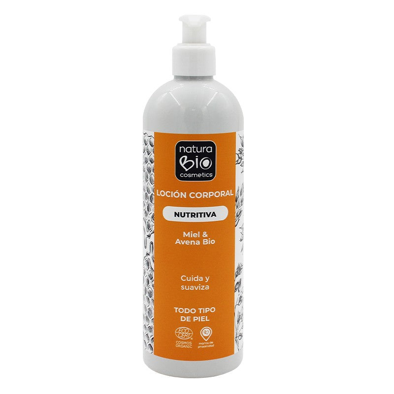 Loción Corporal Nutritiva Miel &amp; Avena NaturaBio