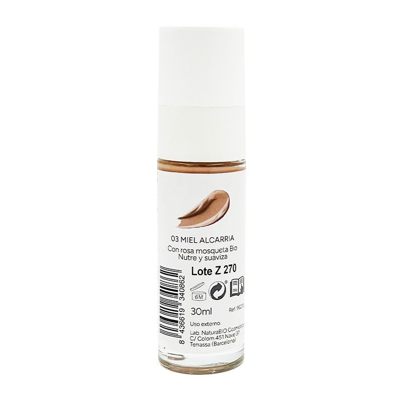 Maquillaje Fluido Miel Alcarria NaturaBIO