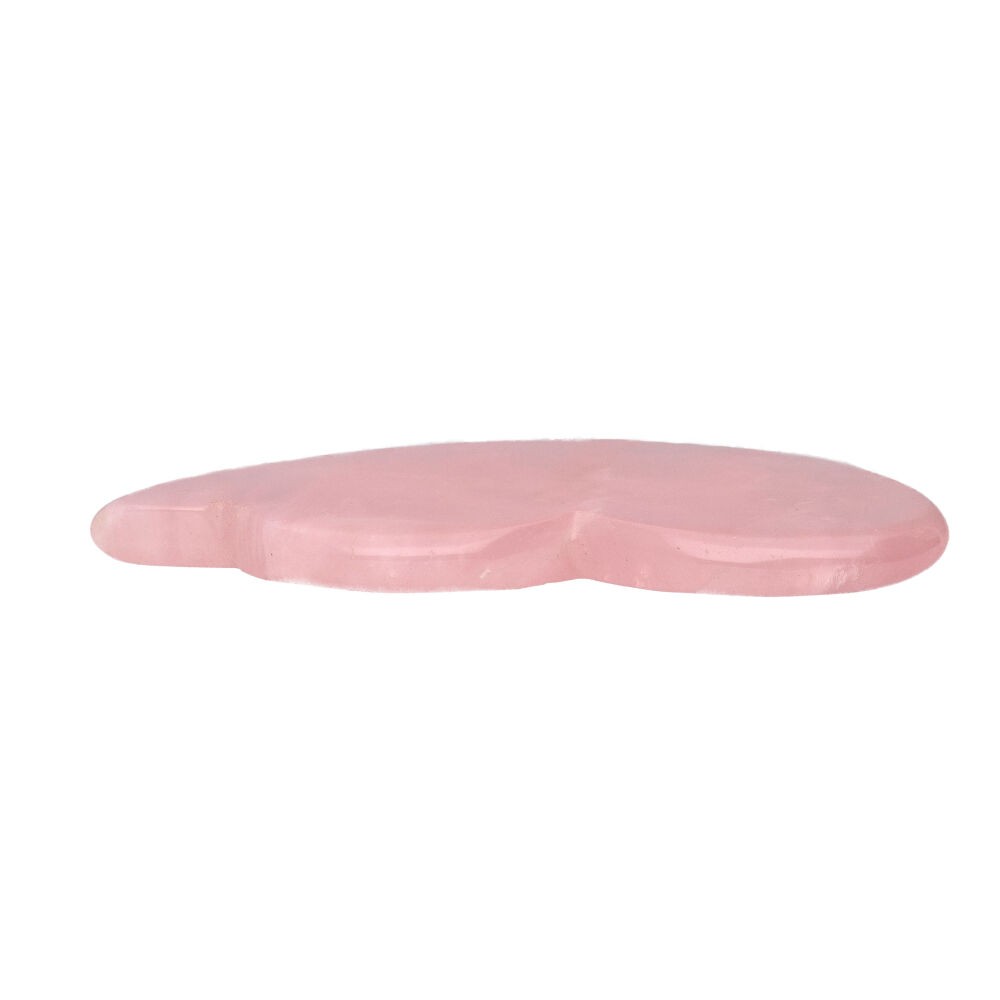 Masajeador Gua Sha Cuarzo Rosa Calabaza