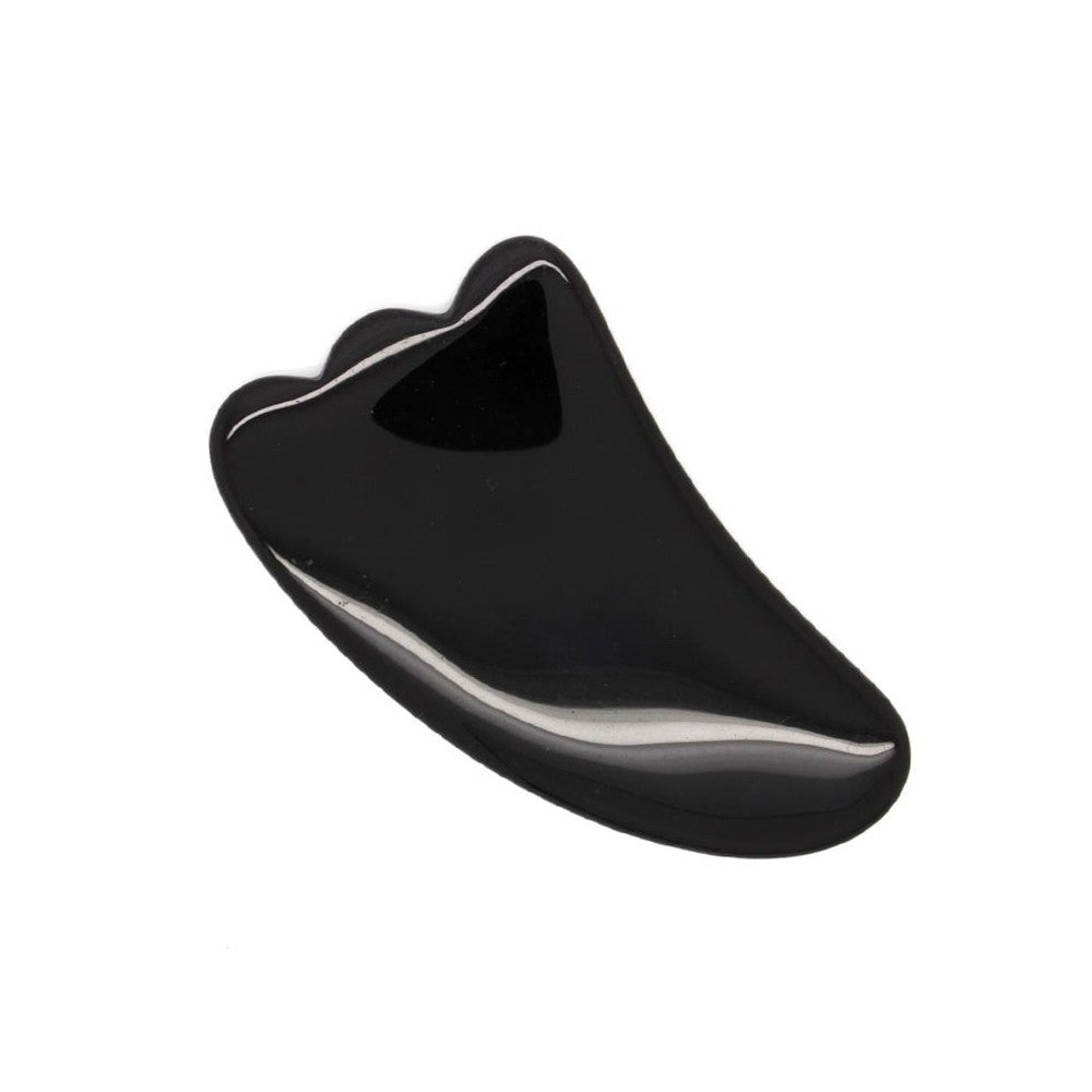 Masajeador Gua Sha de Obsidiana