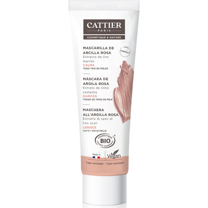 Mascarilla Arcilla Rosa Piel Sensible Cattier