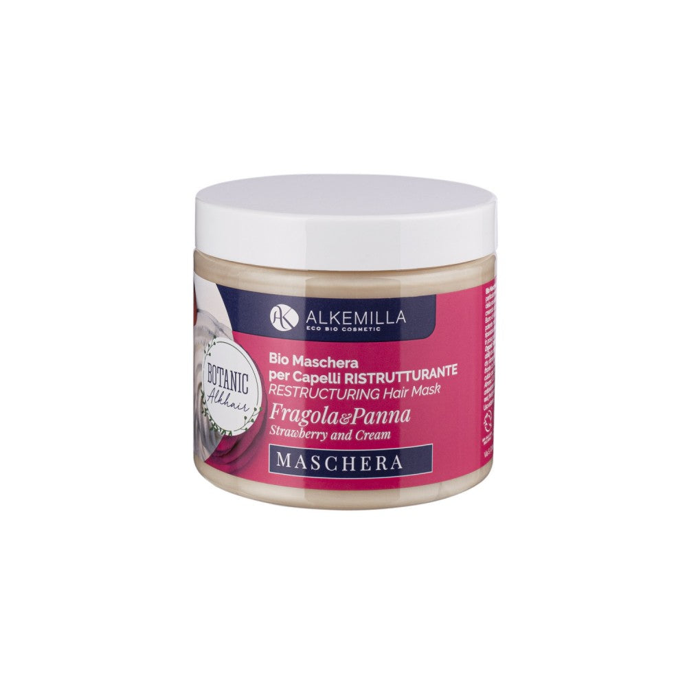 Mascarilla Reparadora para el Cabello Fresas con Nata Alkemilla