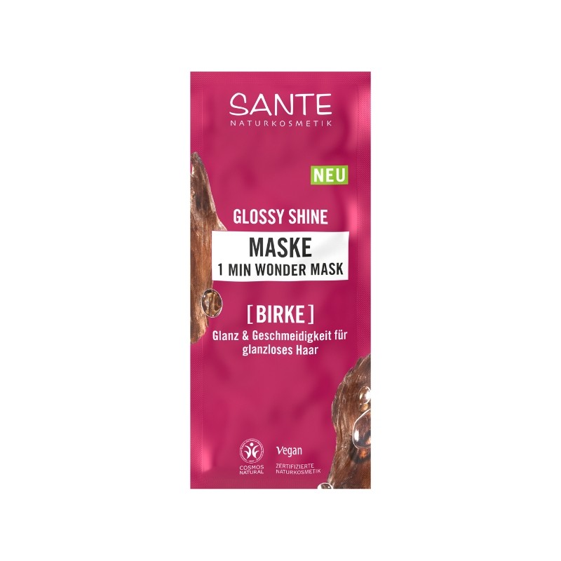Mascarilla Capilar en Sachet Brillo Radiante 1 minuto Sante