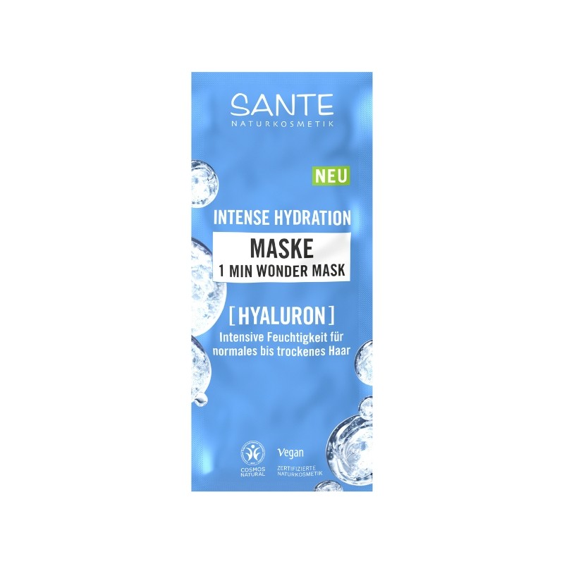 Mascarilla Capilar en Sachet Hidratación Intensa 1 minuto Sante
