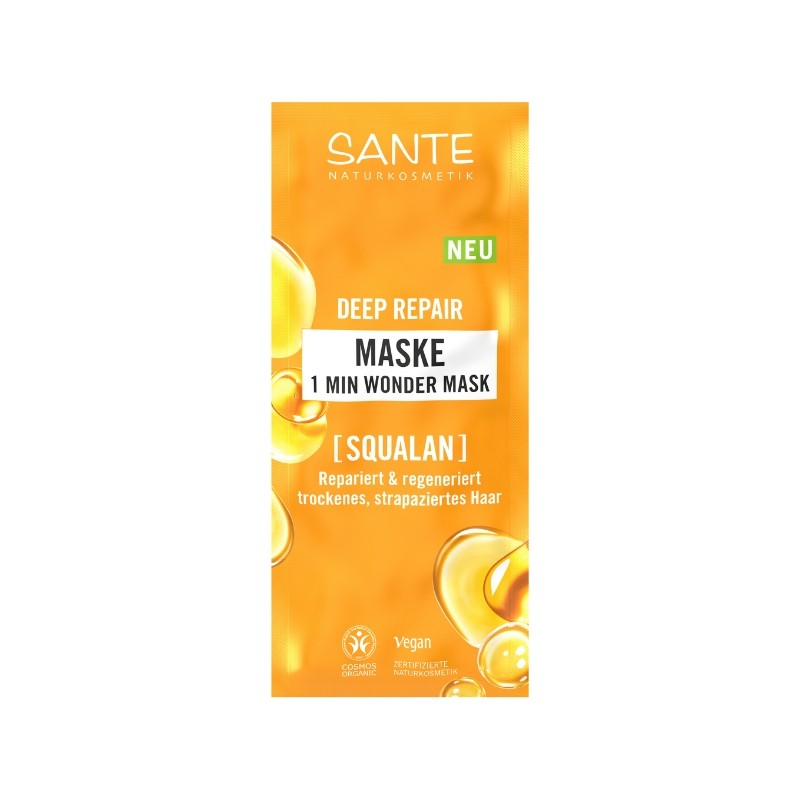 Mascarilla Capilar en Sachet Reparación Profunda 1 minuto Sante